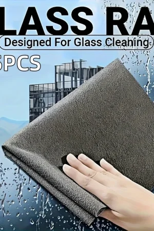 Herbruikbare dubbelzijdige glasreinigingsdoekjes