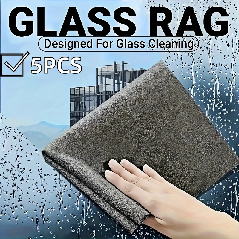 Herbruikbare dubbelzijdige glasreinigingsdoekjes